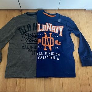 BNWT (2) boys long sleeve T-shirt